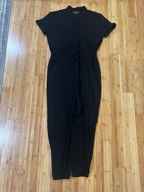 Easy Stretch Drawstring Jumpsuit Scrubs- Women's